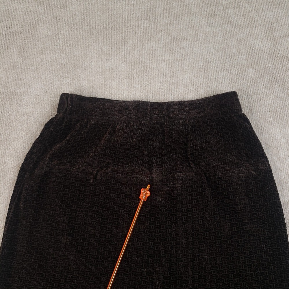 St. John Collection‎ Skirt Jacket Set Women 12 Brown Gold Button Luxury 2 Piece - Picture 16 of 16
